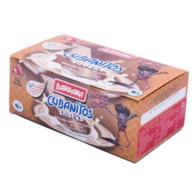 CUBANITOS Snacks de Cacao 8x28 gr.