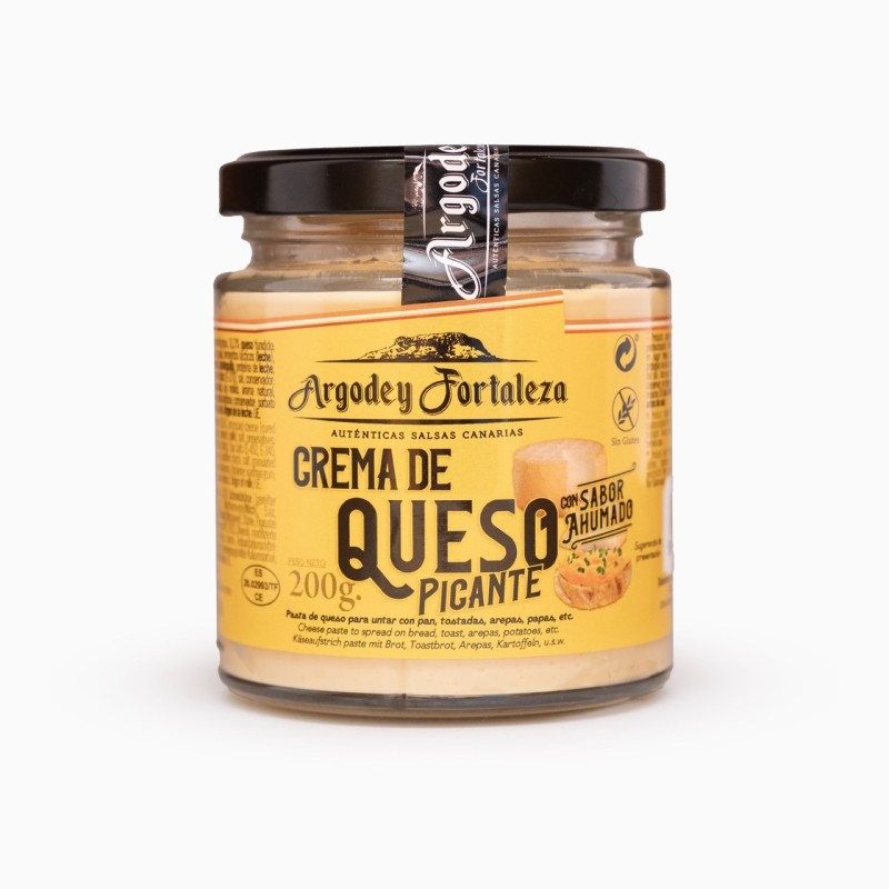 ARGODEY Spicy Smoked Cheese Spread 200 g | Canary Islands
