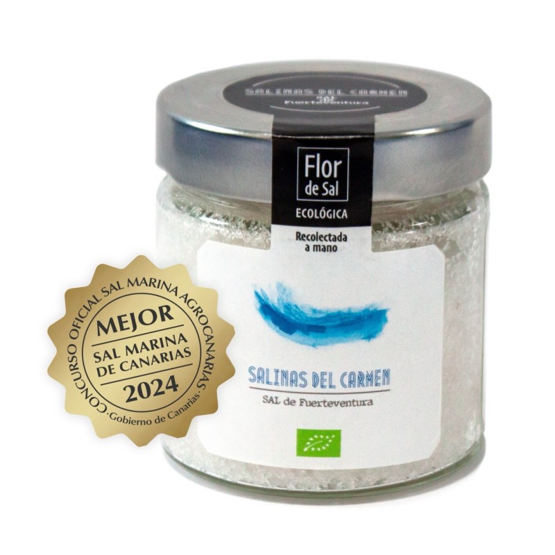 Flor de Sal Ecológica Carmen 130 g en Tarro | Fuerteventura